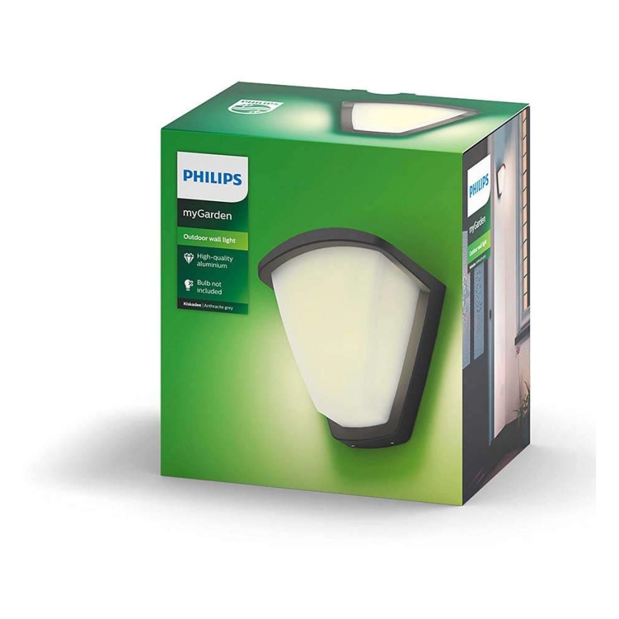 Philips 17383/93/PN - Lauko sieninis šviestuvas KISKADEE 1xE27/42W/230V IP44