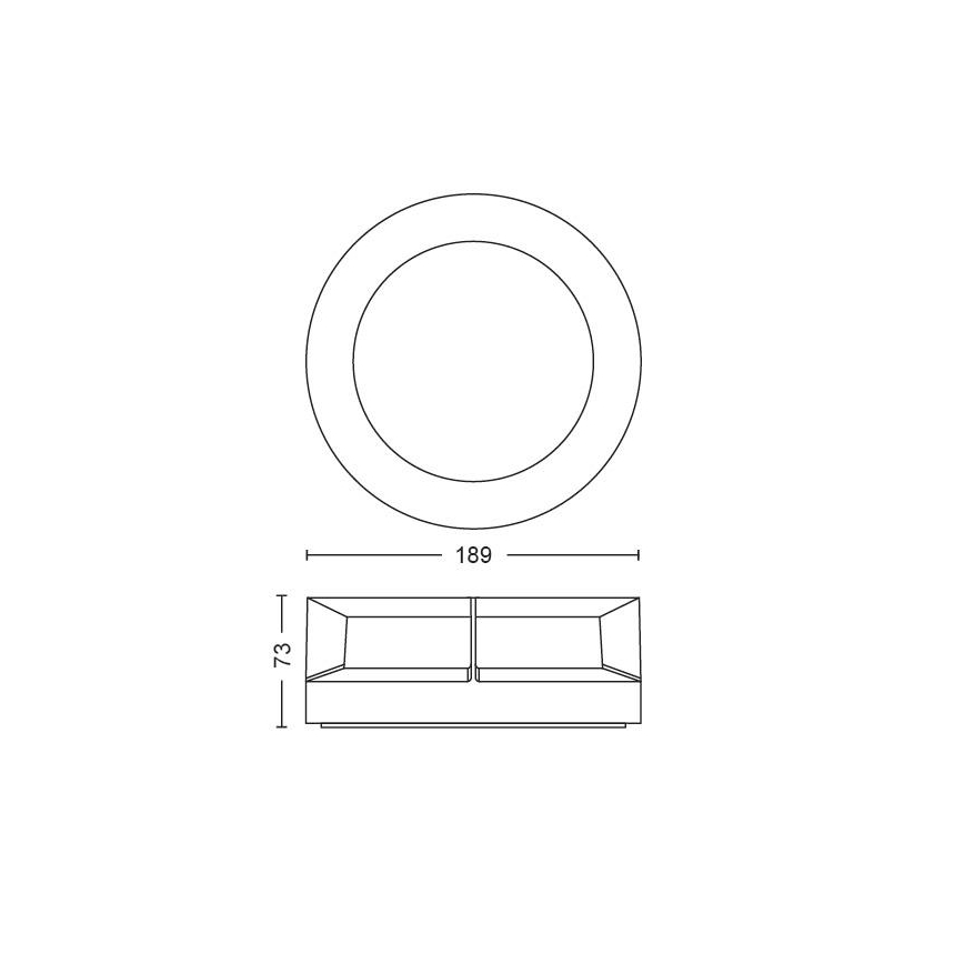 Philips - LED lauko šviestuvas LED/12W/230V IP44