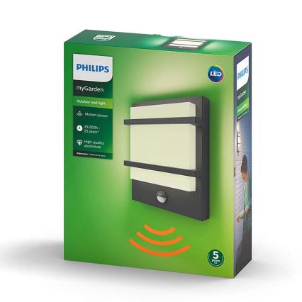 Philips - LED Lauko sieninis šviestuvas LED/12W IP44