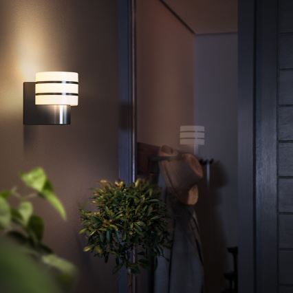 Philips - LED reguliuojamas lauko sieninis šviestuvas Hue TUAR 1xE27/9,5W IP44