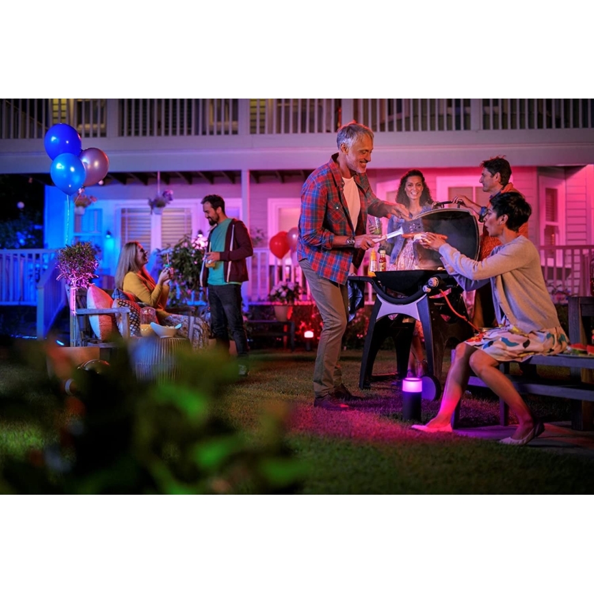 Philips - RINKINYS 3x LED Taškinis šviestuvas Hue LILY 3xLED/8W/230V IP65