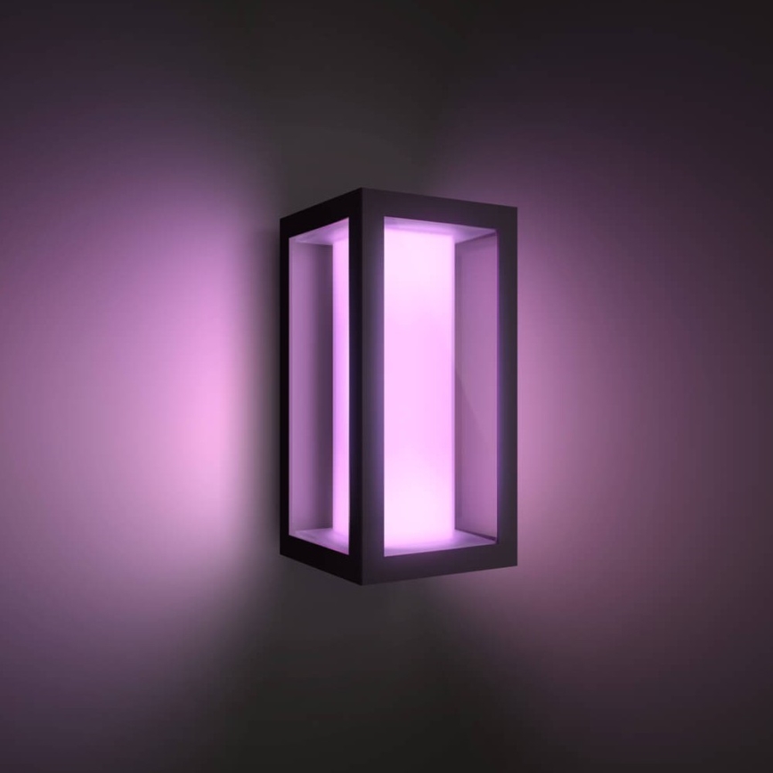 Philips - LED RGBW Reguliuojamas lauko sieninis šviestuvas Hue IMPRESS 2xLED/8W/230V 2000-6500K IP44