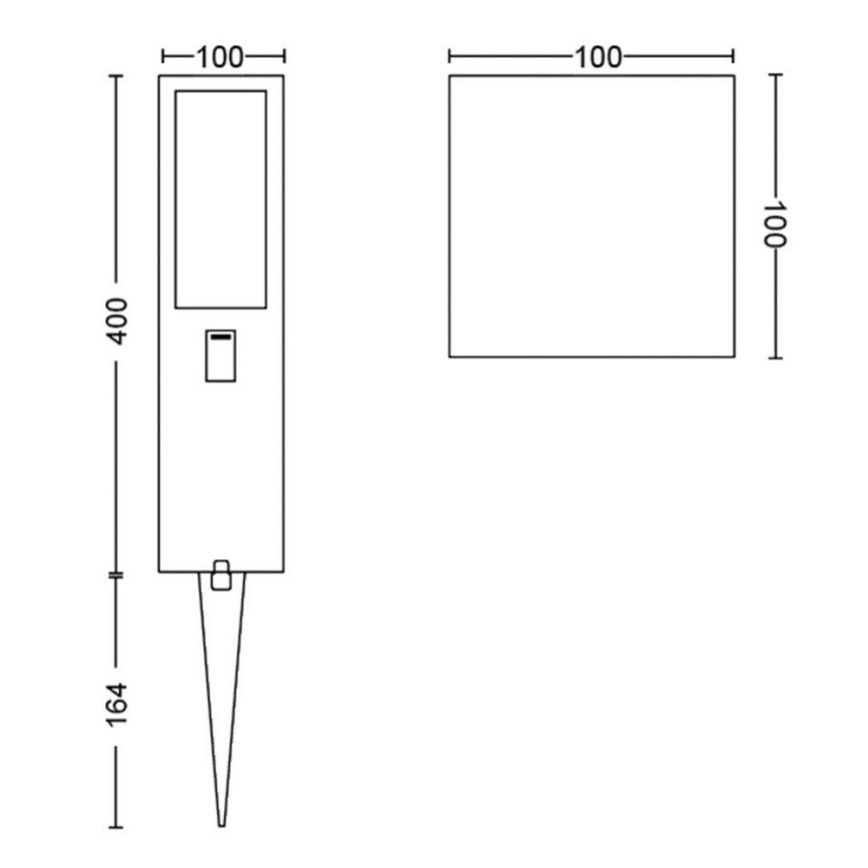 Philips - LED RGBW Reguliuojamas lauko šviestuvas Hue IMPRESS LED/16W/24V IP44