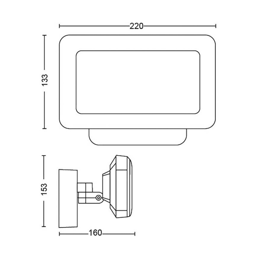 Philips - LED RGBW šviesos reguliavimas lauko reflektor Hue DISCOVER 2xLED/15W/230V 2000-6500K IP44