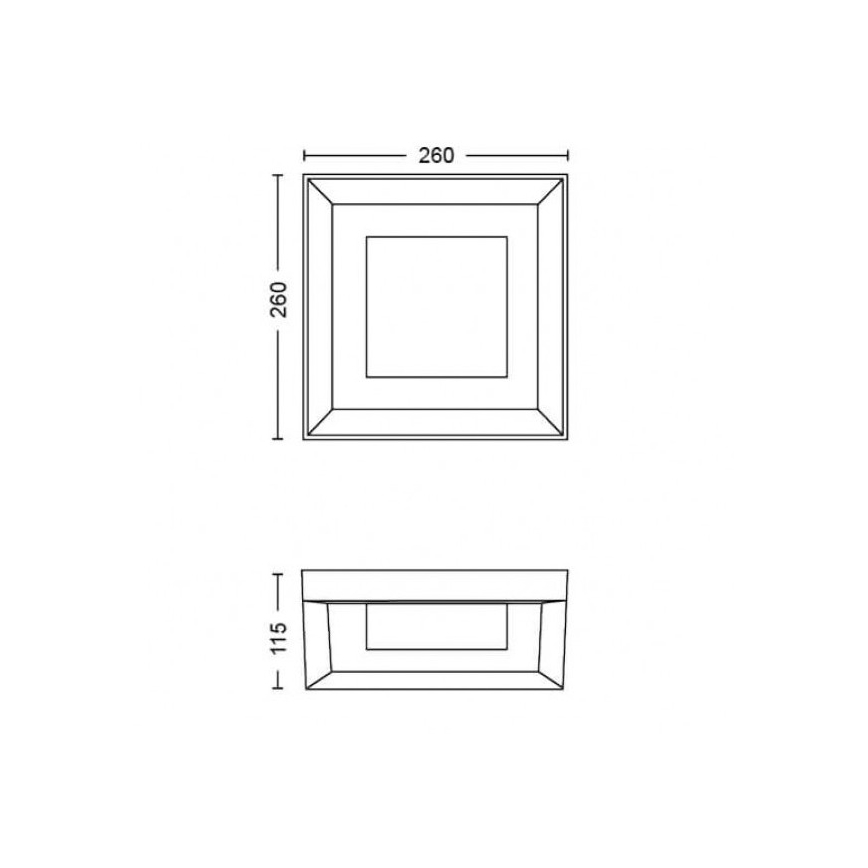 Philips - LED RGBW Reguliuojamas lauko sieninis šviestuvas Hue ECONIC LED/15W/230V 2000-6500K IP44