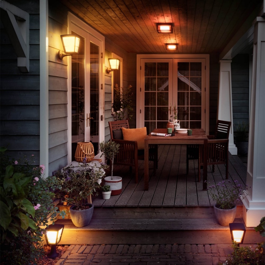 Philips - LED RGBW Reguliuojamas lauko sieninis šviestuvas Hue ECONIC LED/15W/230V 2000-6500K IP44