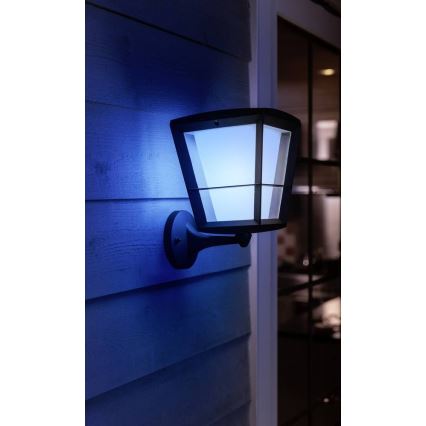 Philips - LED RGBW Reguliuojamas lauko sieninis šviestuvas Hue ECONIC LED/15W/230V IP44