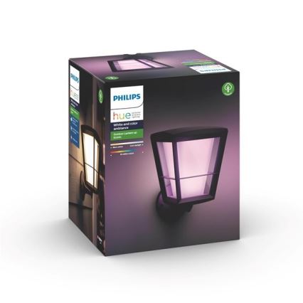 Philips - LED RGBW Reguliuojamas lauko sieninis šviestuvas Hue ECONIC LED/15W/230V IP44