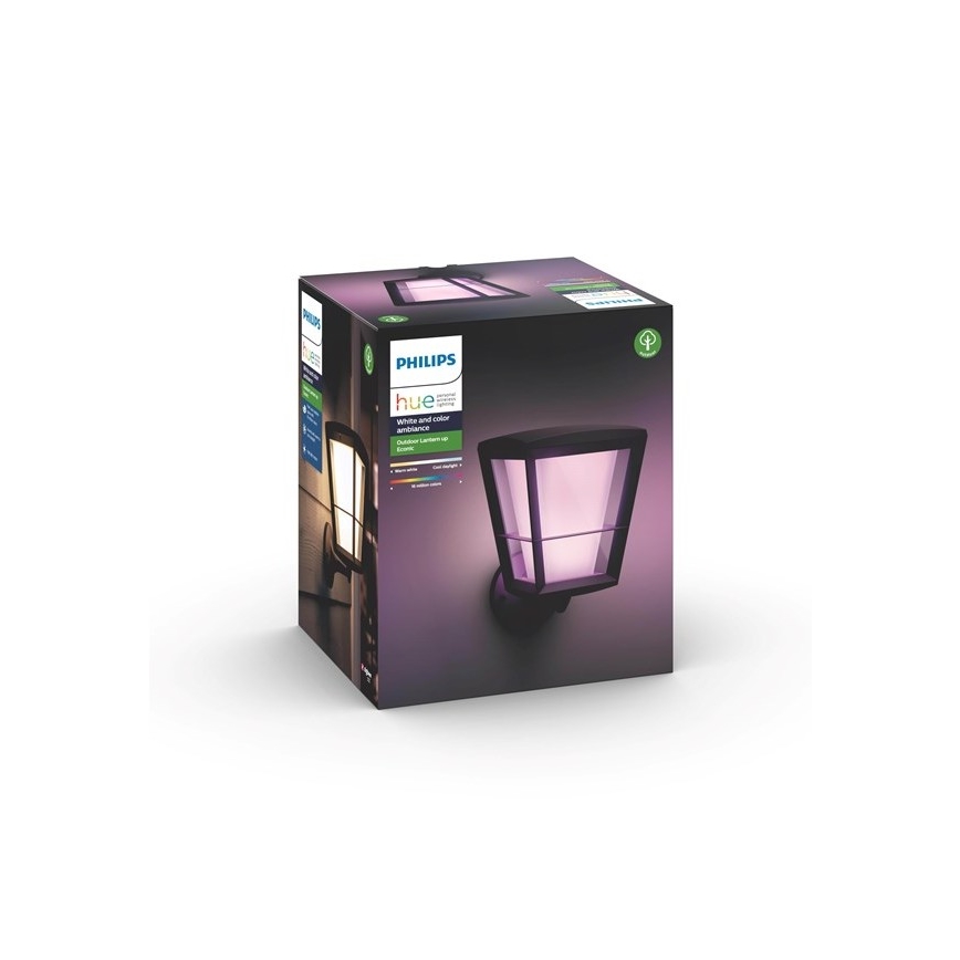 Philips - LED RGBW Reguliuojamas lauko sieninis šviestuvas Hue ECONIC LED/15W/230V IP44