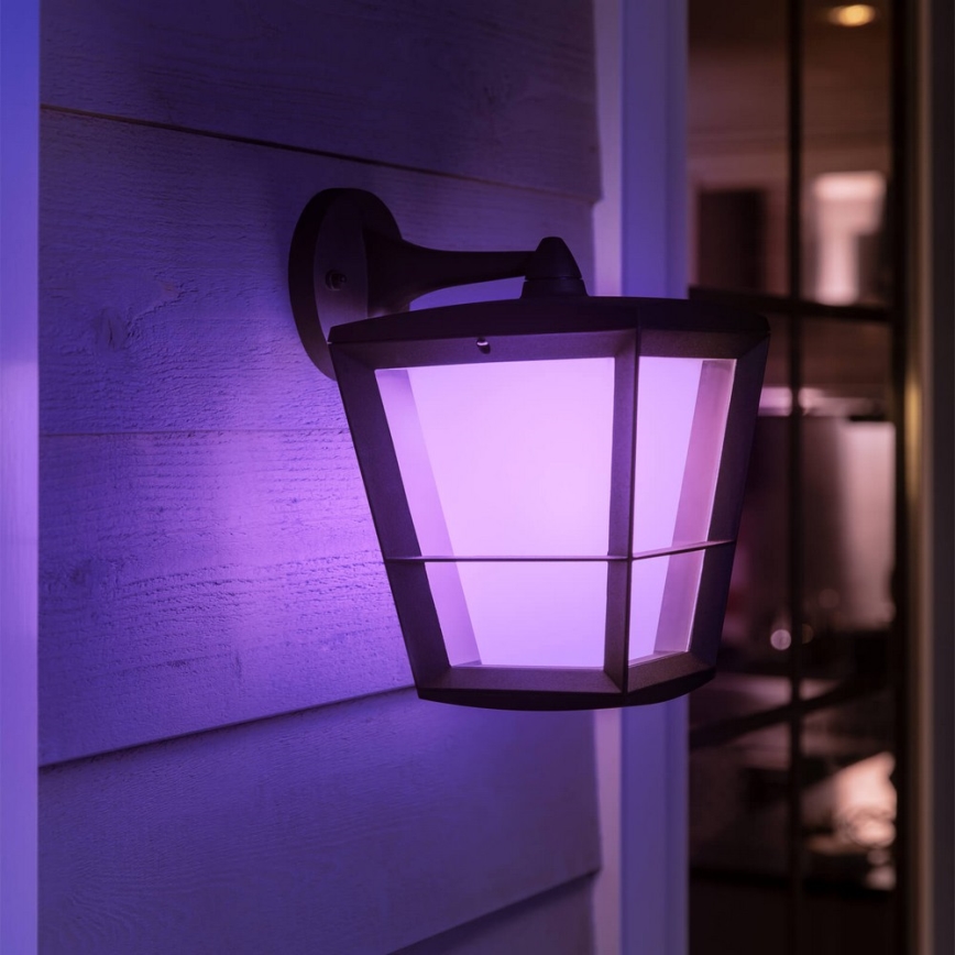 Philips - LED RGBW Reguliuojamas lauko sieninis šviestuvas Hue ECONIC LED/15W/230V 2000-6500K IP44
