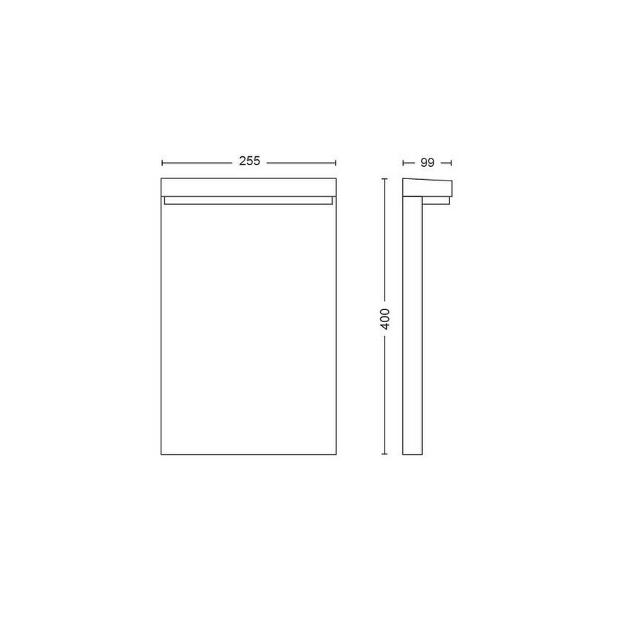 Philips - LED RGBW šviesos reguliavimas lauko lempa Hue NYRO LED/13,5W/230V 2000-6500K IP44