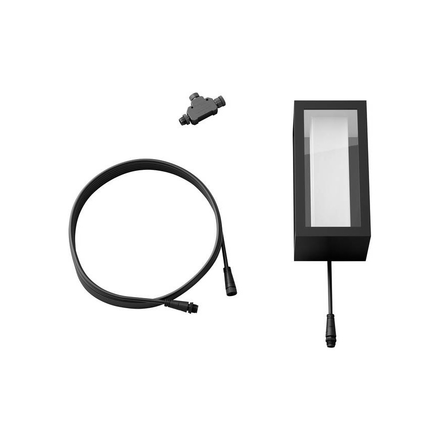 Philips - LED RGBW Reguliuojamas lauko sieninis šviestuvas Hue IMPRESS 2xLED/8W/24V 2000-6500K IP44