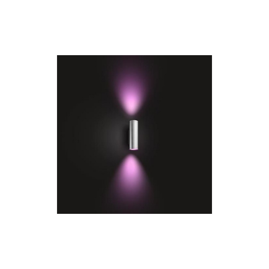 Philips - LED RGBW Reguliuojamas lauko sieninis šviestuvas Hue APPEAR 2xLED/8W/230V IP44