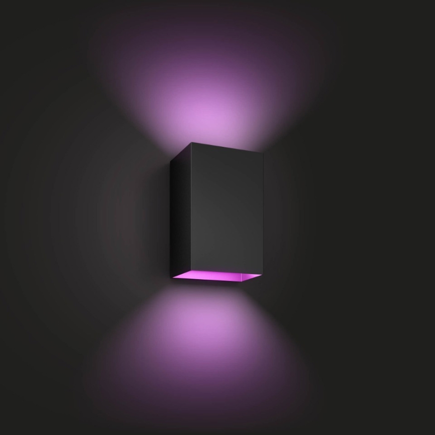Philips - LED RGBW Reguliuojamas lauko sieninis šviestuvas Hue RESONATE 2xLED/8W/230V 2000-6500K IP44