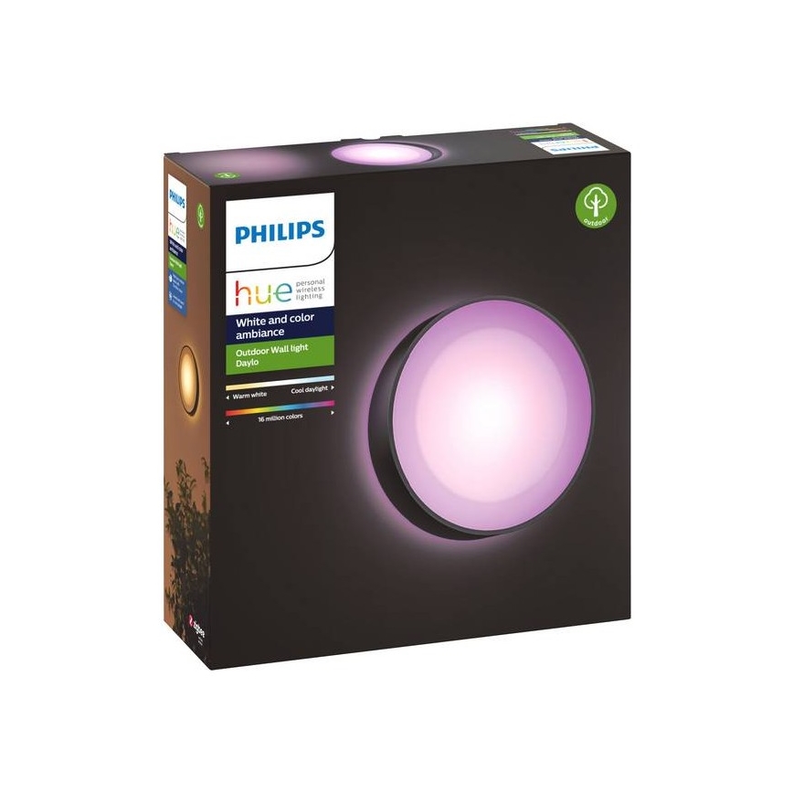 Philips - LED RGBW Reguliuojamas lauko sieninis šviestuvas Hue DAYLO LED/15W/230V 2000-6500K IP44