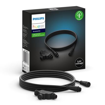 Philips - 2,5 m Laidas + T kištukinio lizdo skirstytuvas