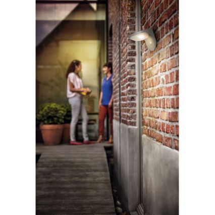 Philips 17808/87/16 - LED apšvietimas, įkraunamas saulės energija su jutikliu MYGARDEN DUSK 1xLED/1W/3,7V 2200 mAh IP44