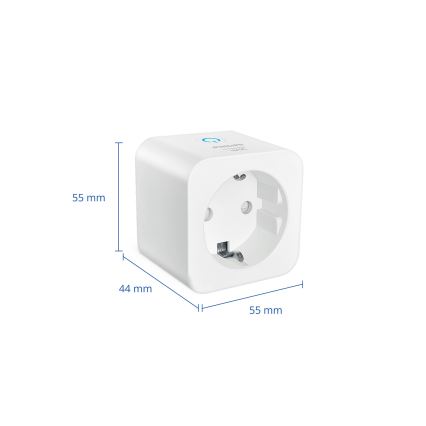 Philips - 2 vnt. išmanių SCHUKO kištukinių lizdų komplektas, 2300 W, Wi‑Fi