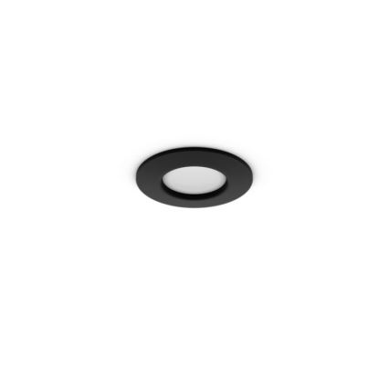 Philips - Rinkinys 2x LED RGBW dimeriuojami vonios įleidžiami lubų šviestuvai Hue SLIM LED/8,3W/230V 2000-6500K juodi IP44