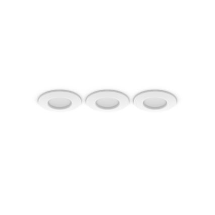 Philips - RINKINYS 3x LED RGBW reguliuojami vonios įmontuojami šviestuvai Hue SLIM LED/8,3W/230V 1000-20000K balti P44