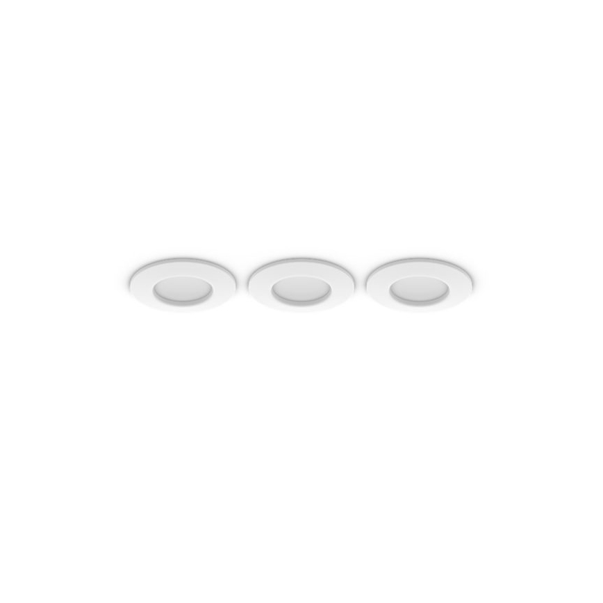 Philips - RINKINYS 3x LED RGBW reguliuojami vonios įmontuojami šviestuvai Hue SLIM LED/8,3W/230V 1000-20000K balti P44
