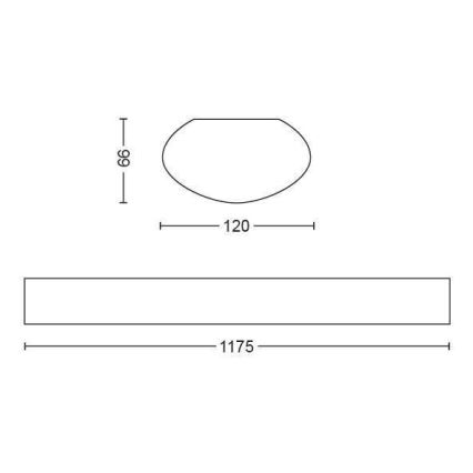 Philips 31247/31/P0 - LED Techninis fluorescencinis šviestuvas AQUALINE LED/50W/230V IP65