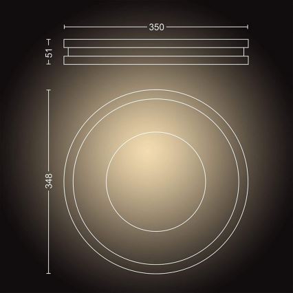 Philips - LED Reguliuojamas šviestuvas Hue BEING LED/27W/230V + VP