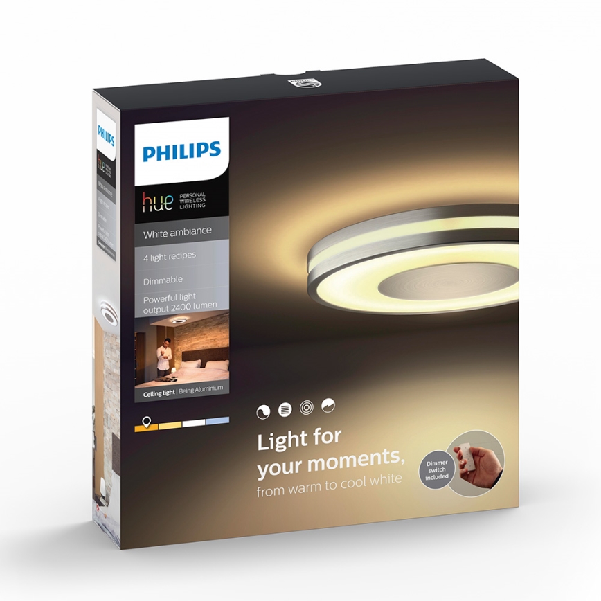 Philips - Pritemdomas lubinis LED šviestuvas Hue BEING LED/32W/230V