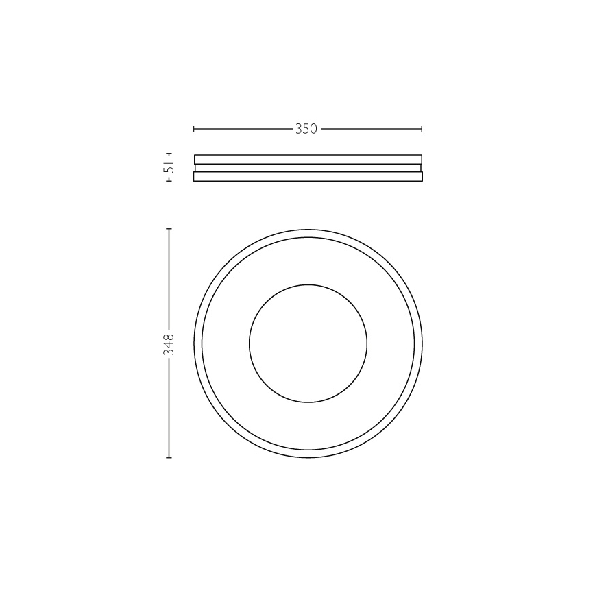 Philips - Pritemdomas lubinis LED šviestuvas Hue BEING LED/32W/230V