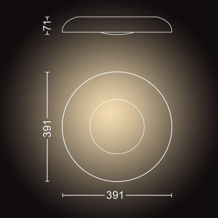 Philips - LED Reguliuojamas šviestuvas Hue STILL LED/27W/230V + VP