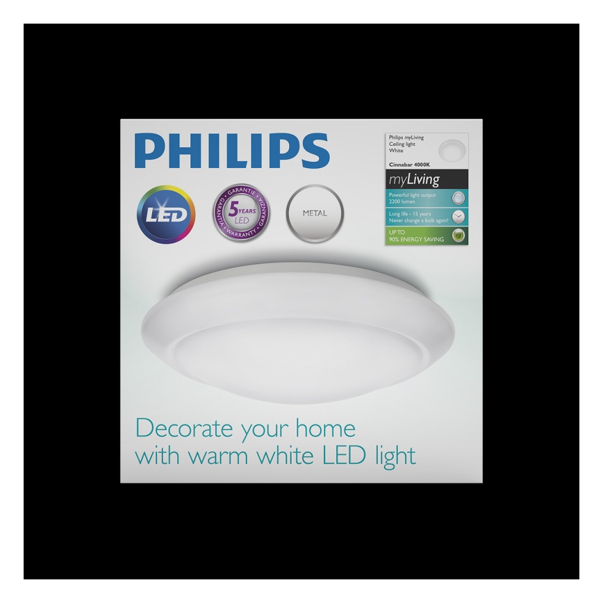 Philips - LED lubinis šviestuvas LED/22W/230V 4000K