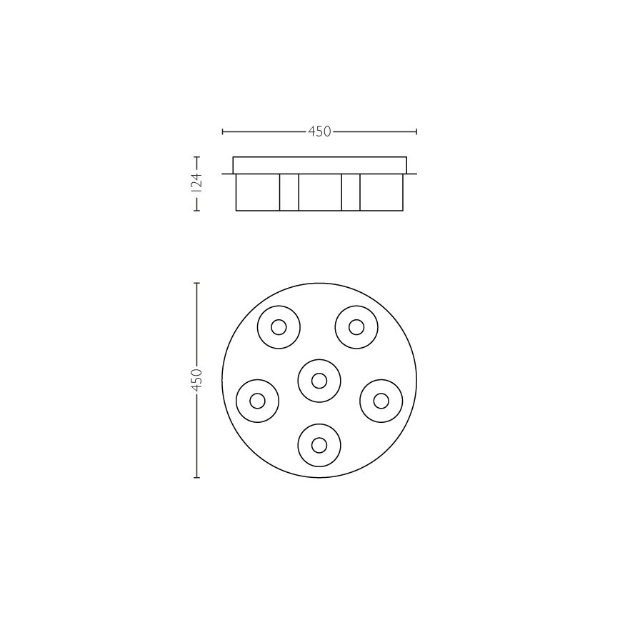Philips 36446/11/P1 - LED Pritemdomas lubinis šviestuvas INSTYLE BYZANTIN 6xLED/5W/230V