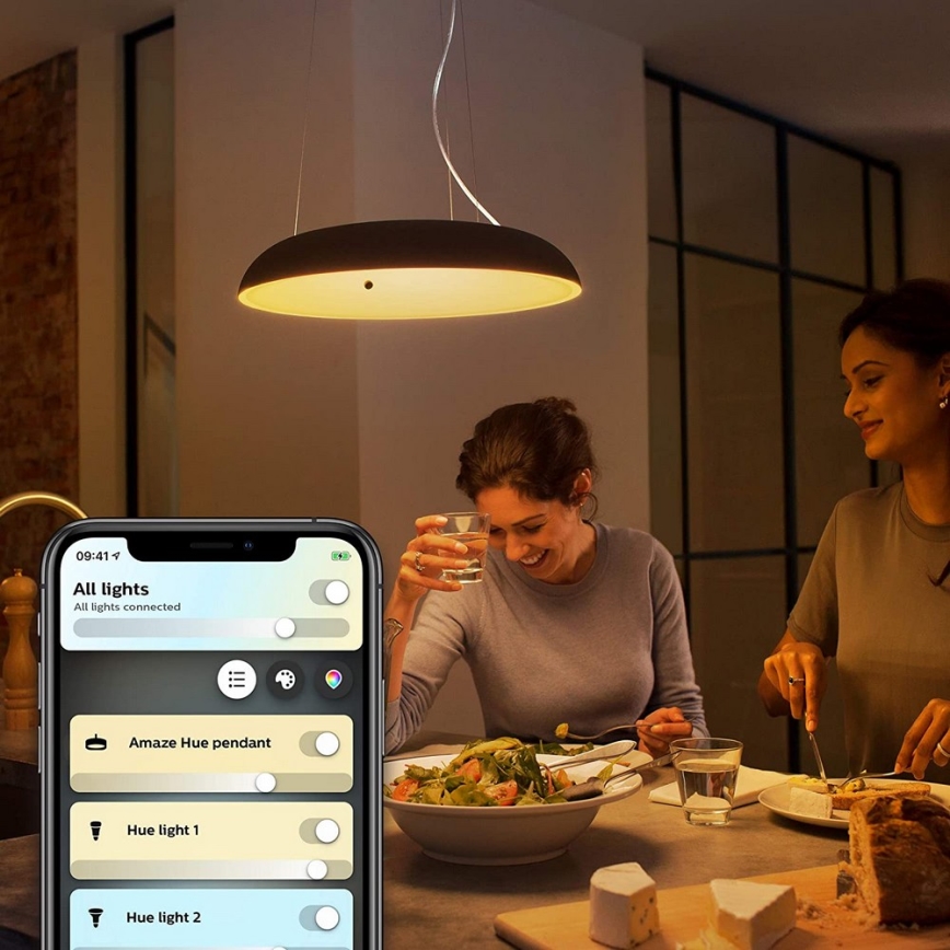 Philips - LED Reguliuojamas pakabinamas sietynas Hue AMAZE LED/39W/230V + VP