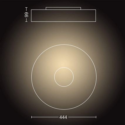 Philips - LED Reguliuojamas šviestuvas Hue FAIR LED/33,5W/230V + valdymo pultas