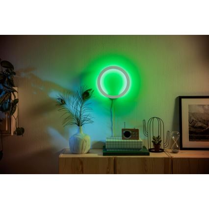 Philips - LED RGBW Pritemdomi sieniniai šviestuvai Hue SANA White ir Color Ambiance LED/20W/230V