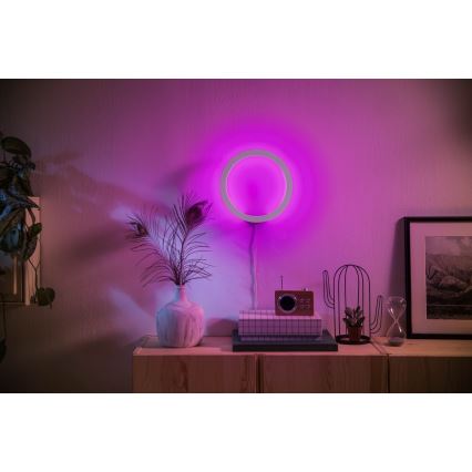 Philips - LED RGBW Pritemdomi sieniniai šviestuvai Hue SANA White ir Color Ambiance LED/20W/230V