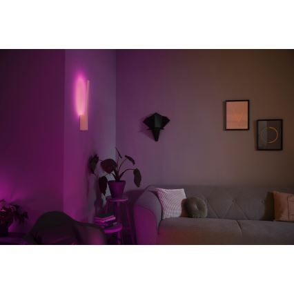Philips - LED RGBW dimeriuojamas sieninis šviestuvas Hue LIANE White And Color Ambiance LED/12W/230V