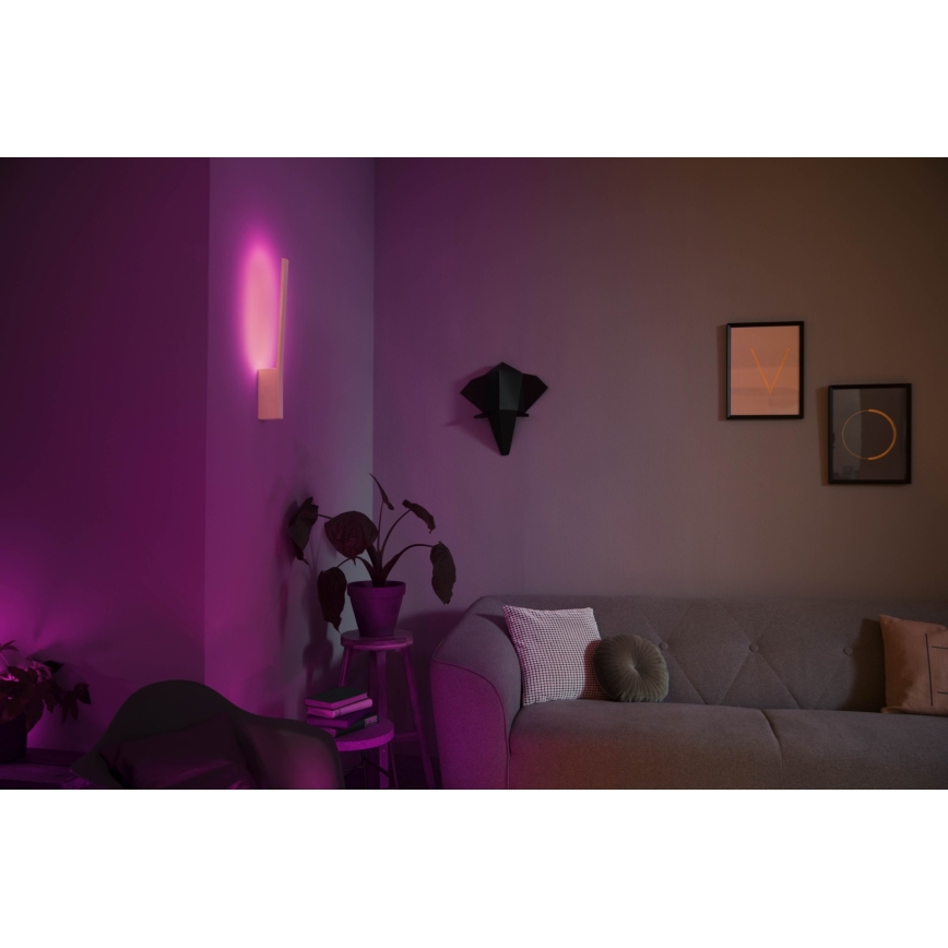 Philips - LED RGBW dimeriuojamas sieninis šviestuvas Hue LIANE White And Color Ambiance LED/12W/230V