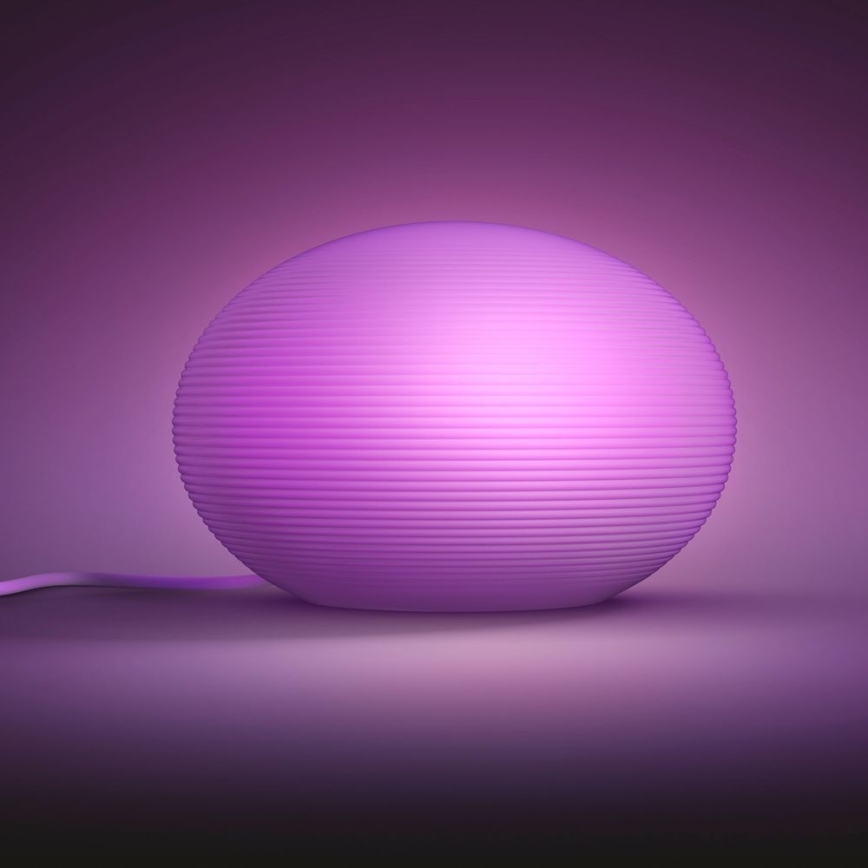 Philips - LED RGB Reguliuojama stalinė lempa Hue FLOURISH Balta ir spalvų atmosfera 1xE27/9,5W/230V