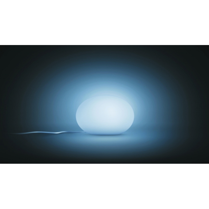 Philips - LED RGB Reguliuojama stalinė lempa Hue FLOURISH Balta ir spalvų atmosfera 1xE27/9,5W/230V