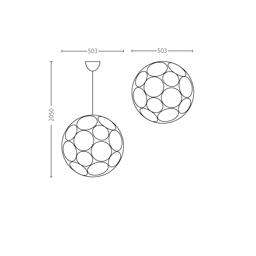 Philips - Kabinamas lubinis šviestuvas E27/60W/230V