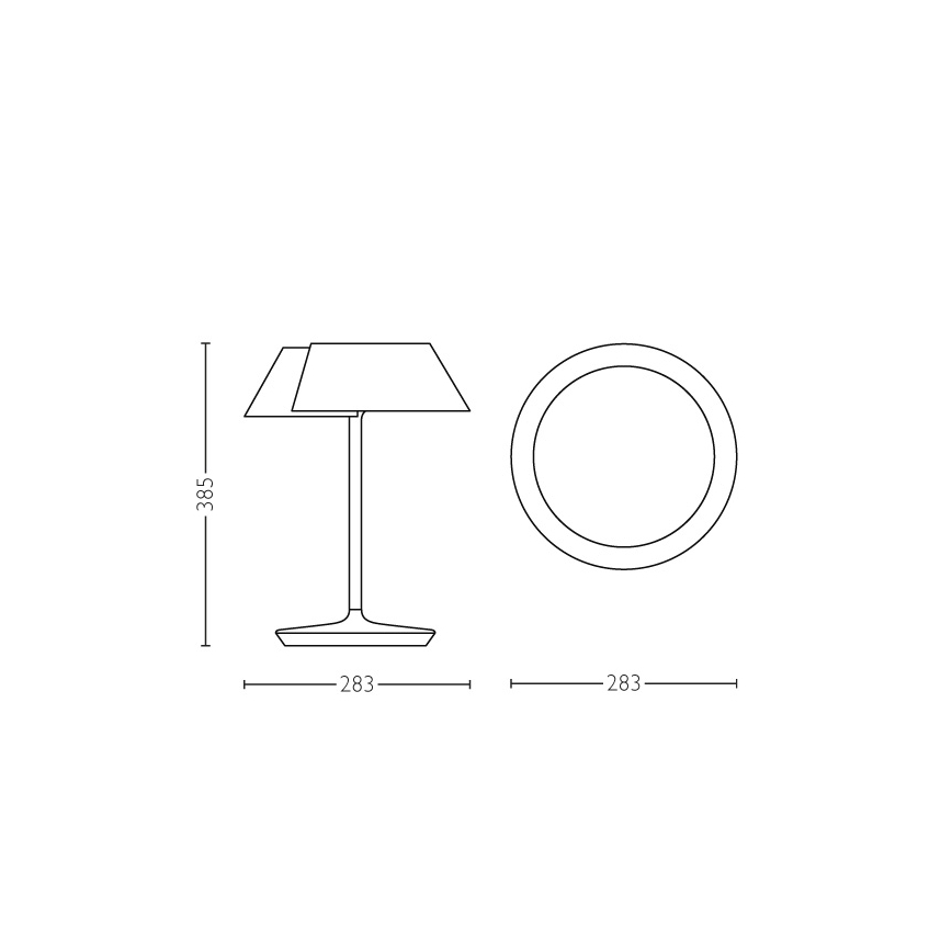 Philips 49023/31/P1 - LED stalo šviestuvas INSTYLE NONAGON 1xLED/7W/230V pritemdomas
