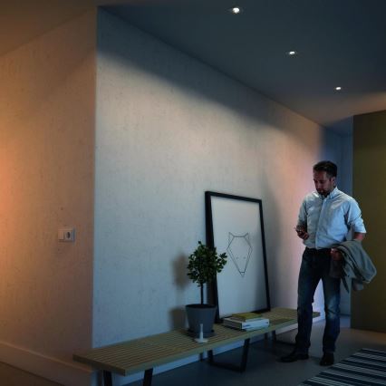 Philips 50123/31/P0 - KOMPLEKTAS 3x LED pritemdomas įleidžiamas lubinis šviestuvas MYLIVING CASEMENT LED/4,5W/230V