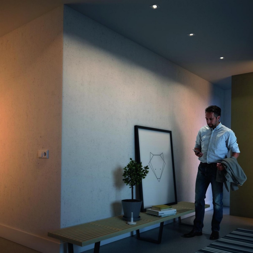 Philips 50123/31/P0 - KOMPLEKTAS 3x LED pritemdomas įleidžiamas lubinis šviestuvas MYLIVING CASEMENT LED/4,5W/230V