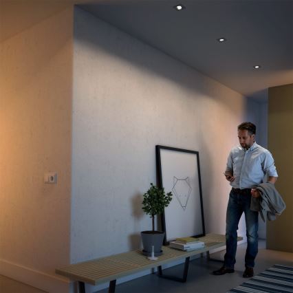 Philips 50123/87/P0 - RINKINYS 3x LED Pritemdomi šviestuvai CASEMENT LED/4,5W/230V