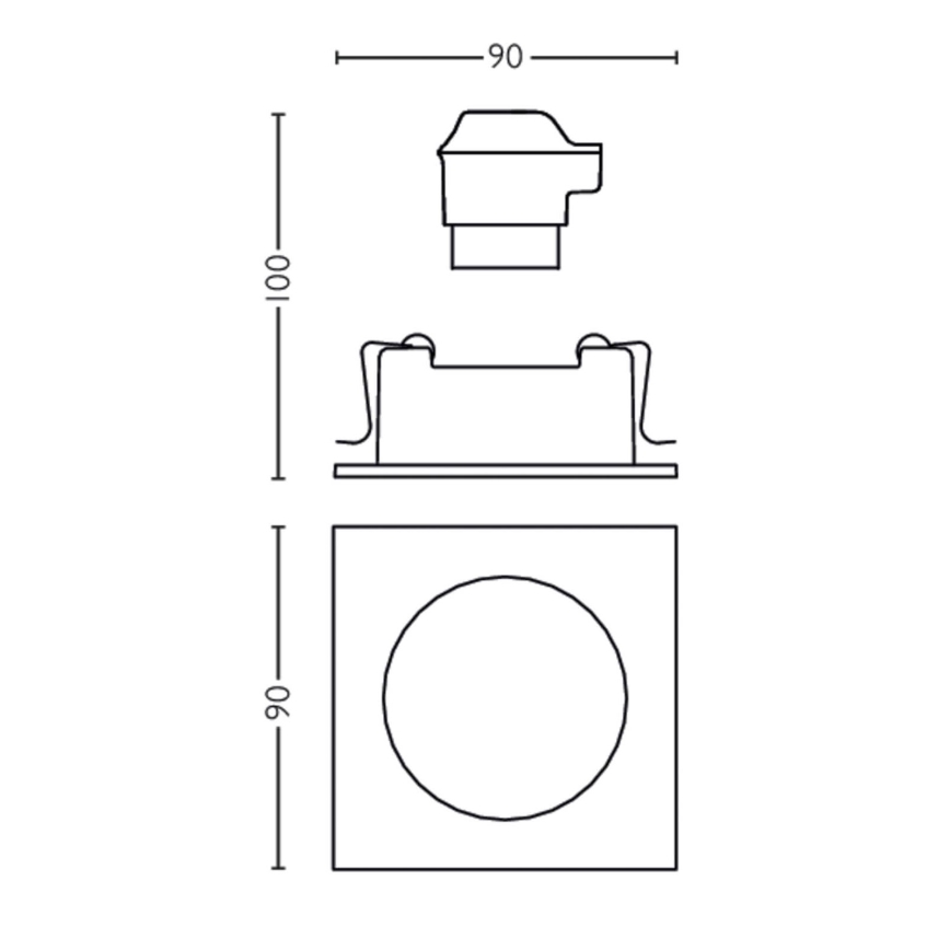Philips 50191/87 / PN - pakabinamas šviestuvas MYLIVING ENNEPER 1xGU10 / 5.5W / 230V