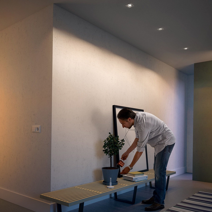 Philips - Rinkinys 3 vnt. įleidžiamų lubinių šviestuvų 1xGU10/5,5W/230V