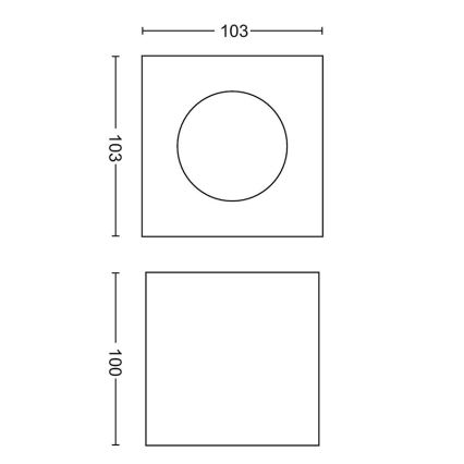 Philips - LED pritemdomas akcentinis apšvietimas 1xLED/4,5W/230V