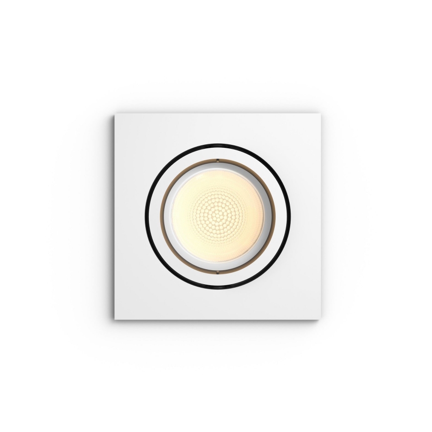 Philips - LED RGB Pritemdomas įleidžiamas lubinis šviestuvas Hue CENTURA 1xGU10/5,7W/230V