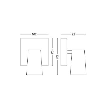 Philips - Akcentinis apšvietimas 1xGU10/5,5W/230V